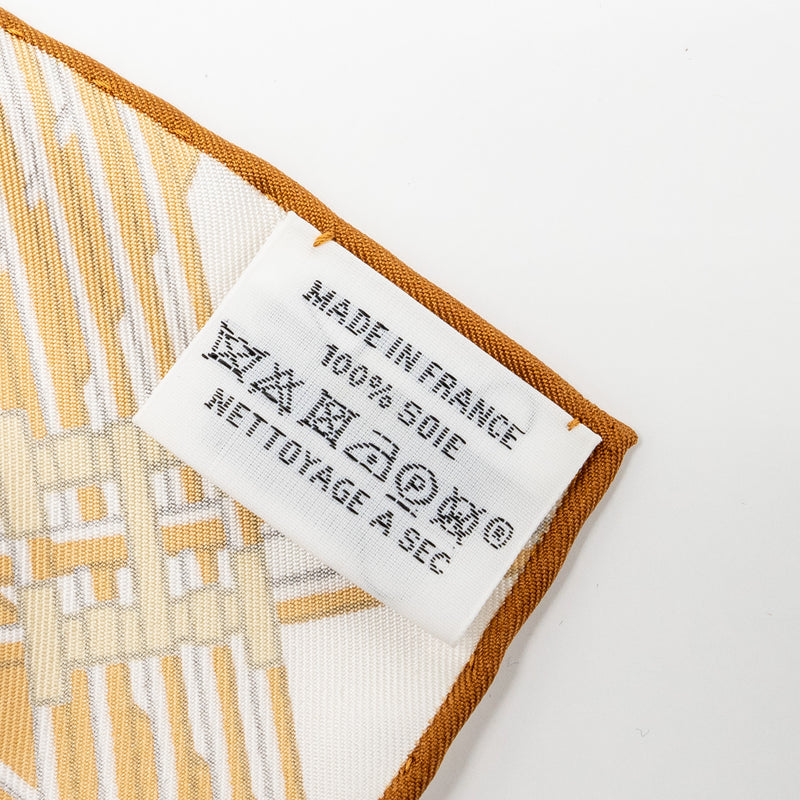 Hermes 90cm Silk Scarf Masan Masan Multicolour