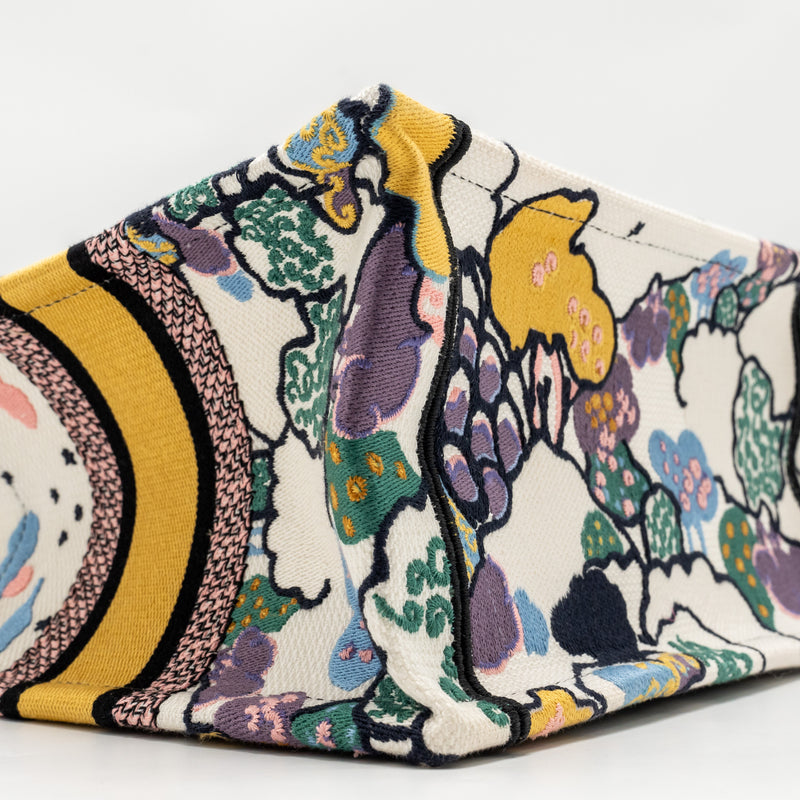 Dior Small dior book tote canvas multicolor