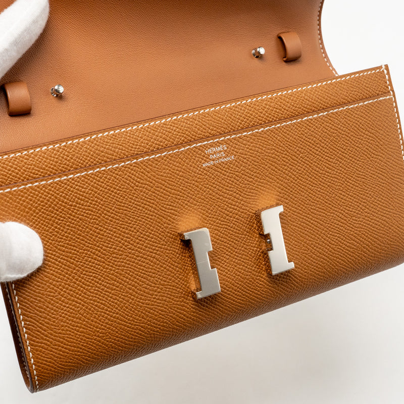 Hermes Constance To Go Epsom Gold SHW Stamp W