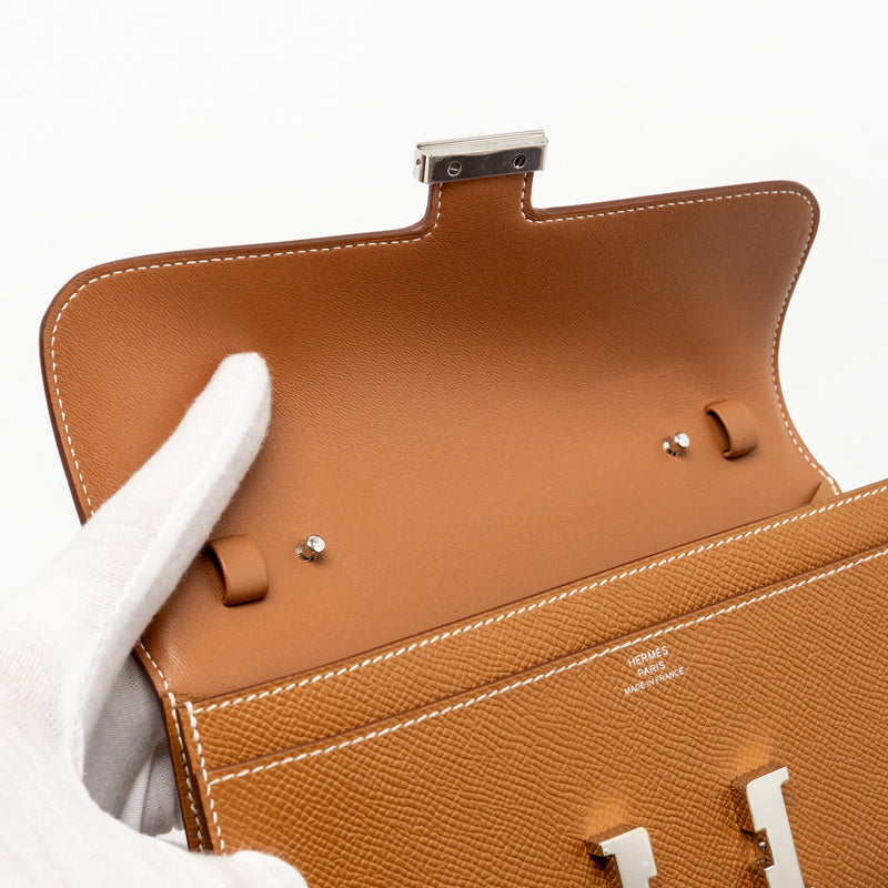 Hermes Constance To Go Epsom Gold SHW Stamp W