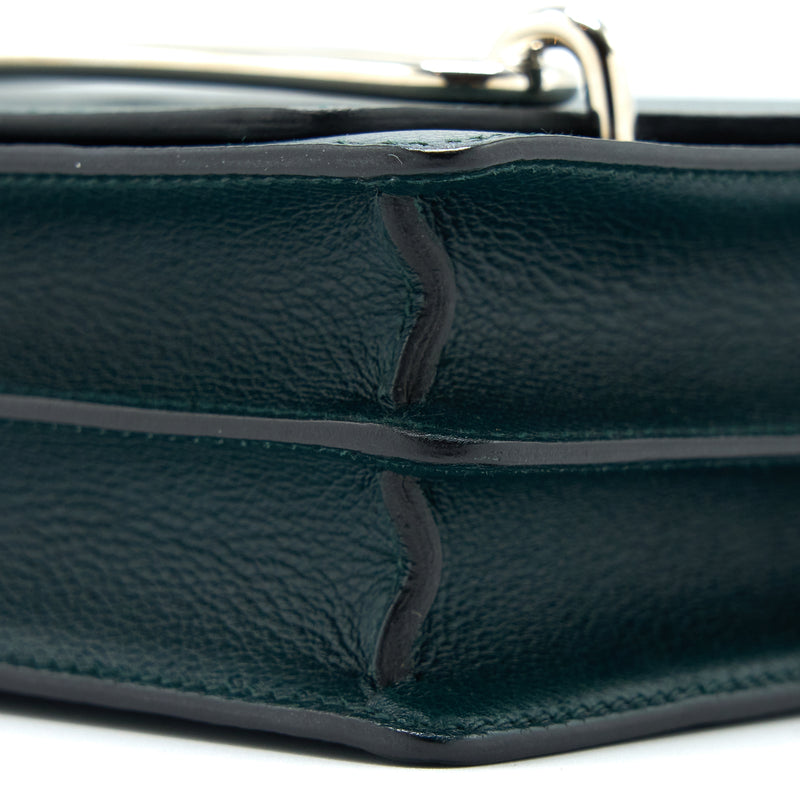 Hermes Mini Roulis Evercolour Vert Cypress SHW Stamp C
