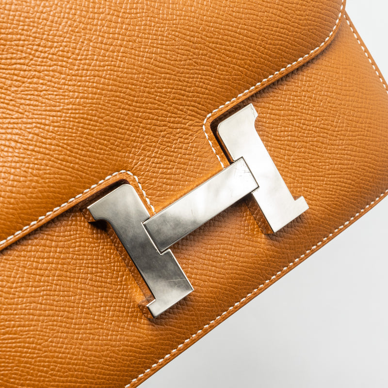 Hermes Mini Constance Epsom Gold SHW stamp A