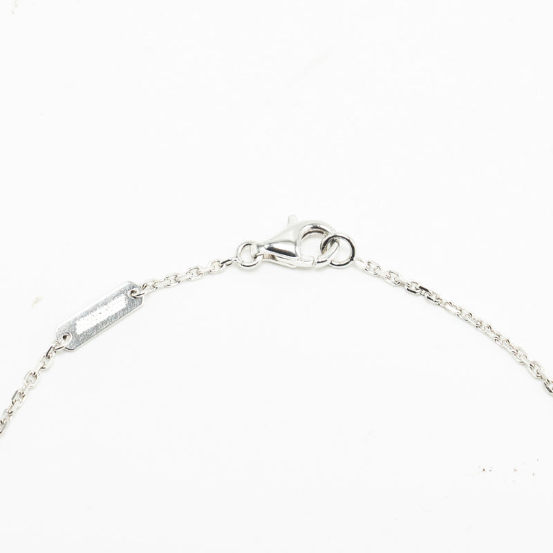 VAN CLEEF & ARPELS Vintage Alhambra Pendant Turquoise / 18K White Gold