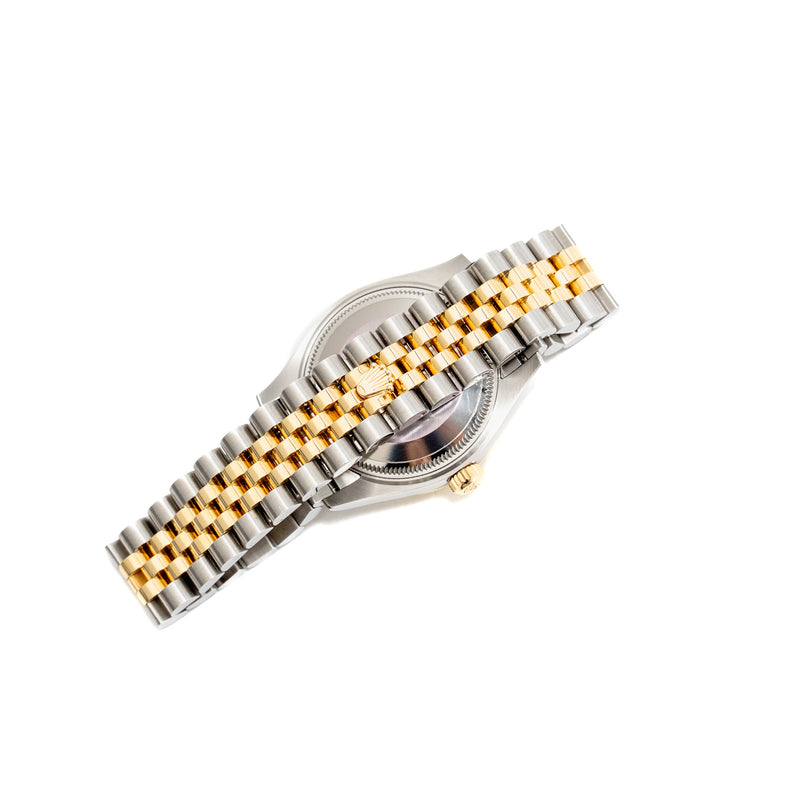 Rolex Datejust 31mm Oystersteel/Yellow Gold Olive-Green Floral Motif, Diamond-set Dial, Jubilee Bracelet M: 278273-0032