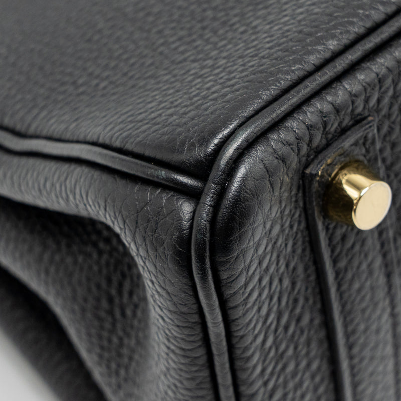 Hermes birkin 25 togo black GHW stamp Z