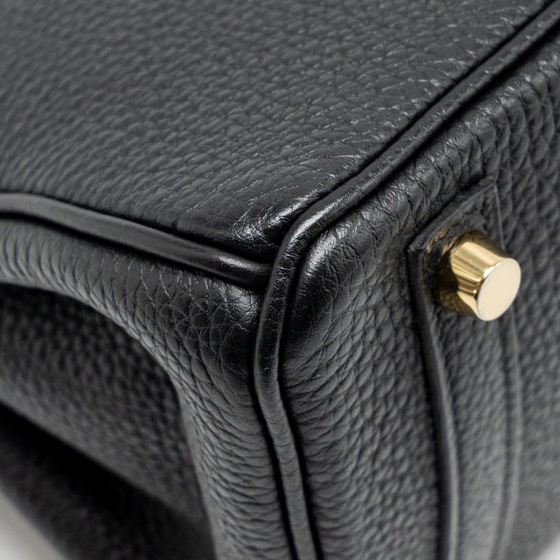Hermes birkin 25 togo black GHW stamp Z