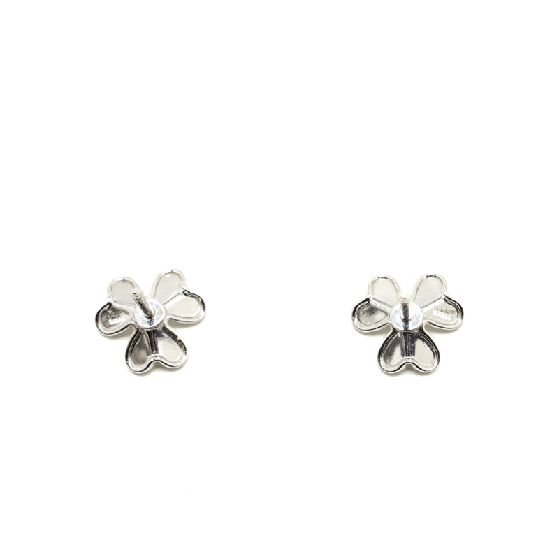 Van Cleef and Arpels Frivole Earrings mini model, white gold/diamonds