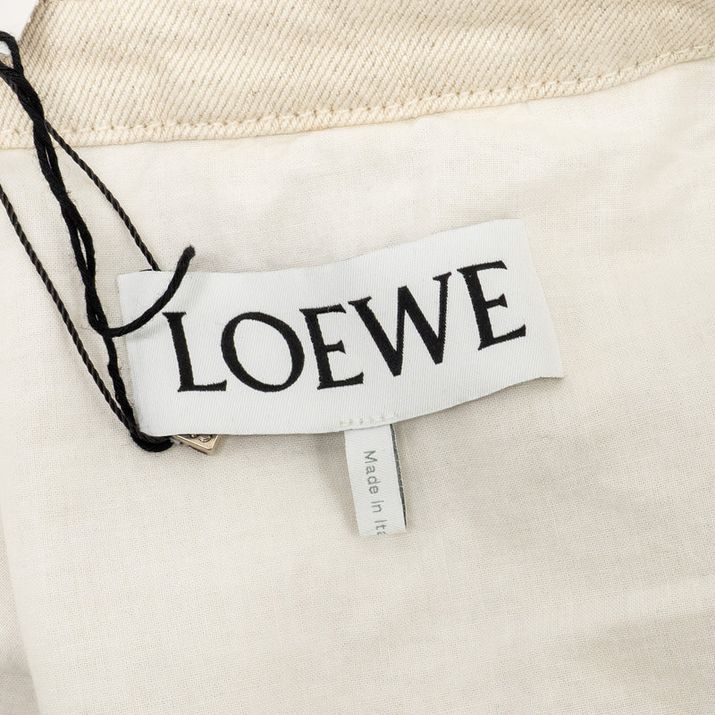 Loewe Size 38 Workwear Denim Jacket Cotton Ecru