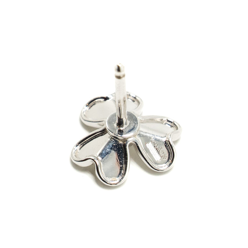 Van Cleef and Arpels Frivole Earrings mini model, white gold/diamonds