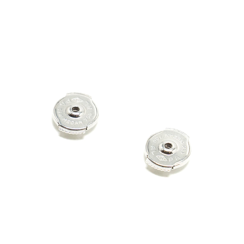 Van Cleef and Arpels Frivole Earrings mini model, white gold/diamonds