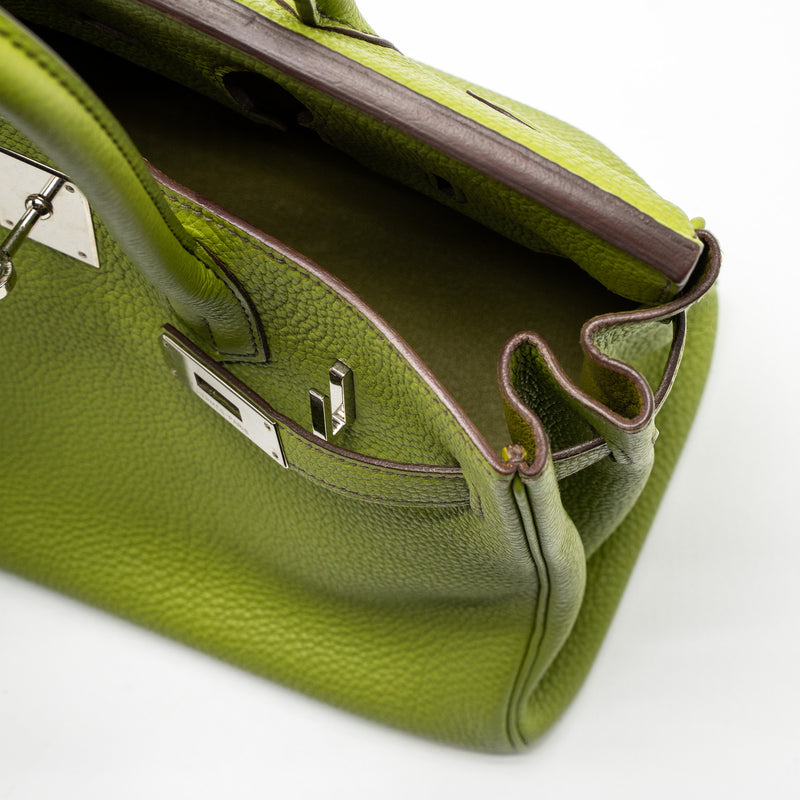 Hermes Togo Leather 35 Centimeter Birkin Bag Vert Anis with
