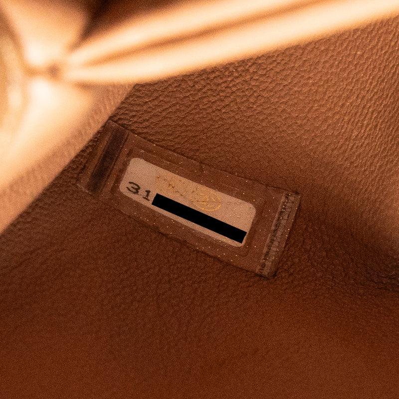 Chanel 21P Small Coco Handle Caviar caramel LGHW