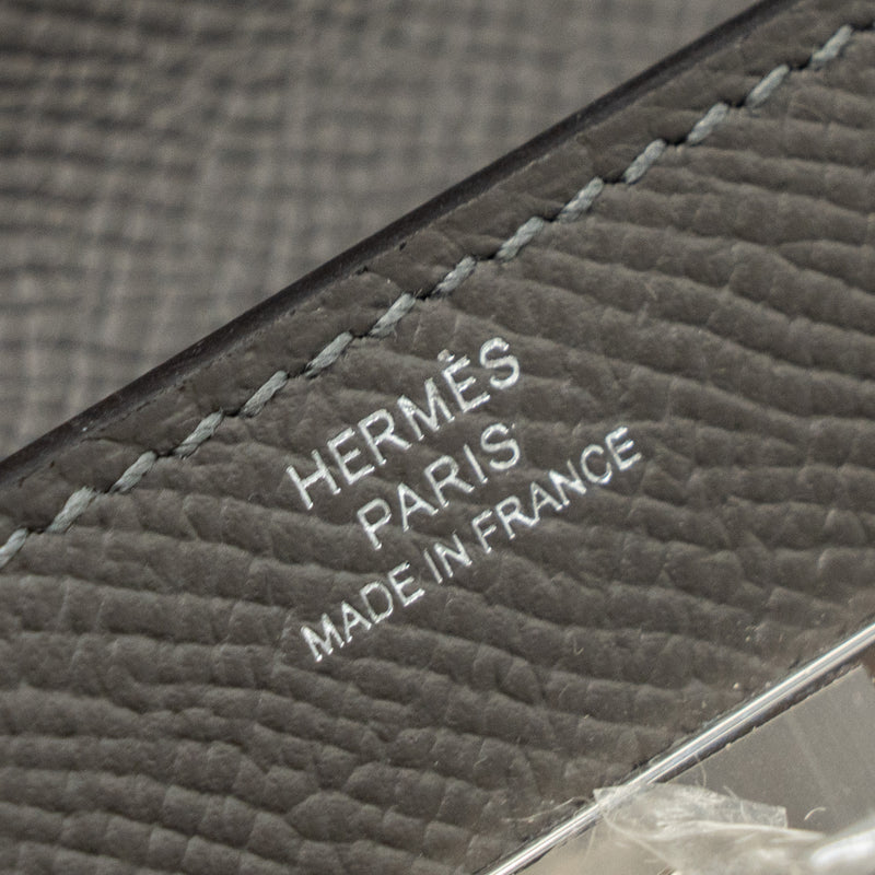 Hermes Kelly To Go Epsom Gris Meyer SHW Stamp U