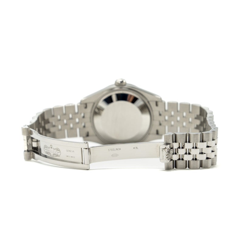 Rolex Datejust 31 oyster steel white gold black dial jublilee bracelet model: M278274-0002