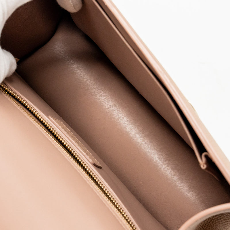 Dior 30 Montaigne Chain Bag Calfskin Pink LGHW