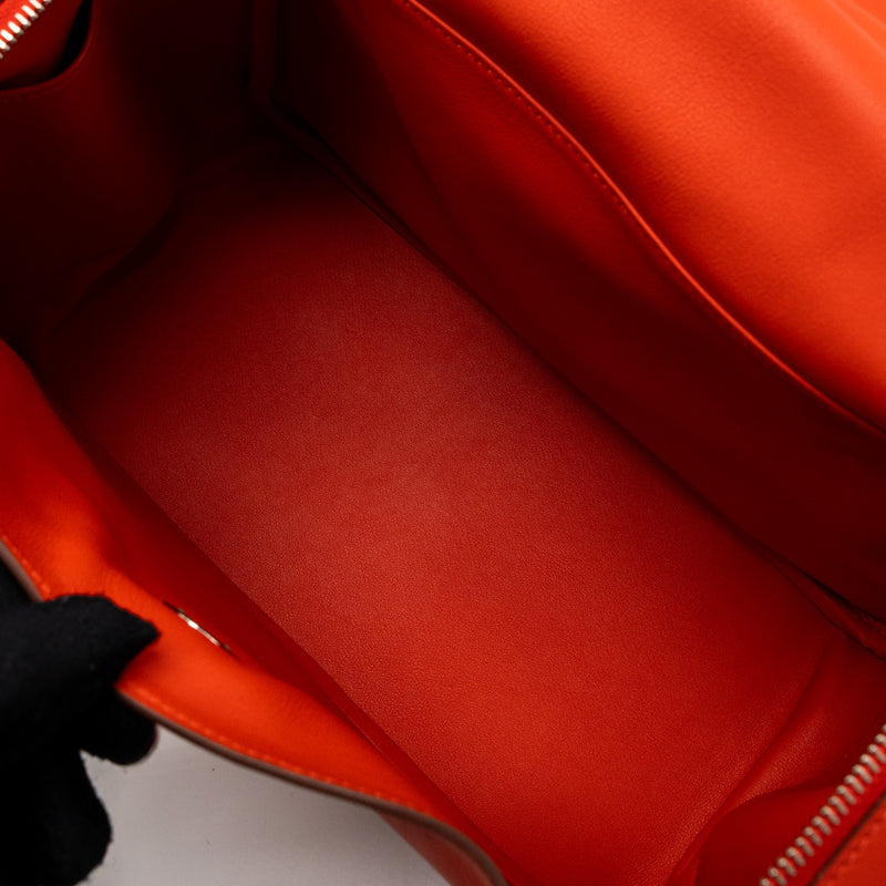 Hermes Lindy 30 Swift Leather Red SHW Stamp X