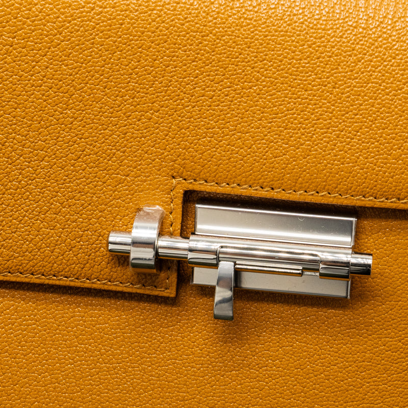 Hermes Mini Strap Verrou Bag Chevre Mysore Caramel/Multicolour SHW Stamp Z