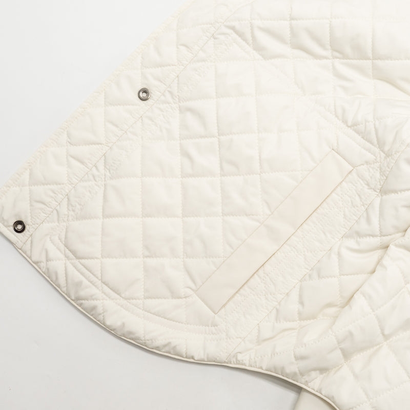 Hermes size 36 reversible double side jacket Polyester white