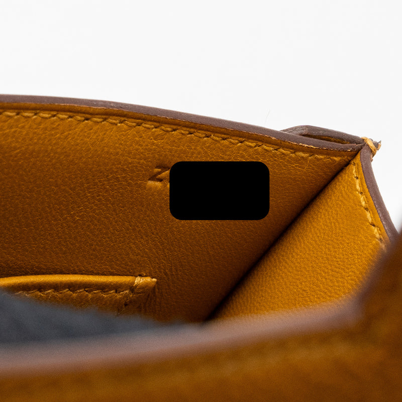 Hermes Mini Strap Verrou Bag Chevre Mysore Caramel/Multicolour SHW Stamp Z