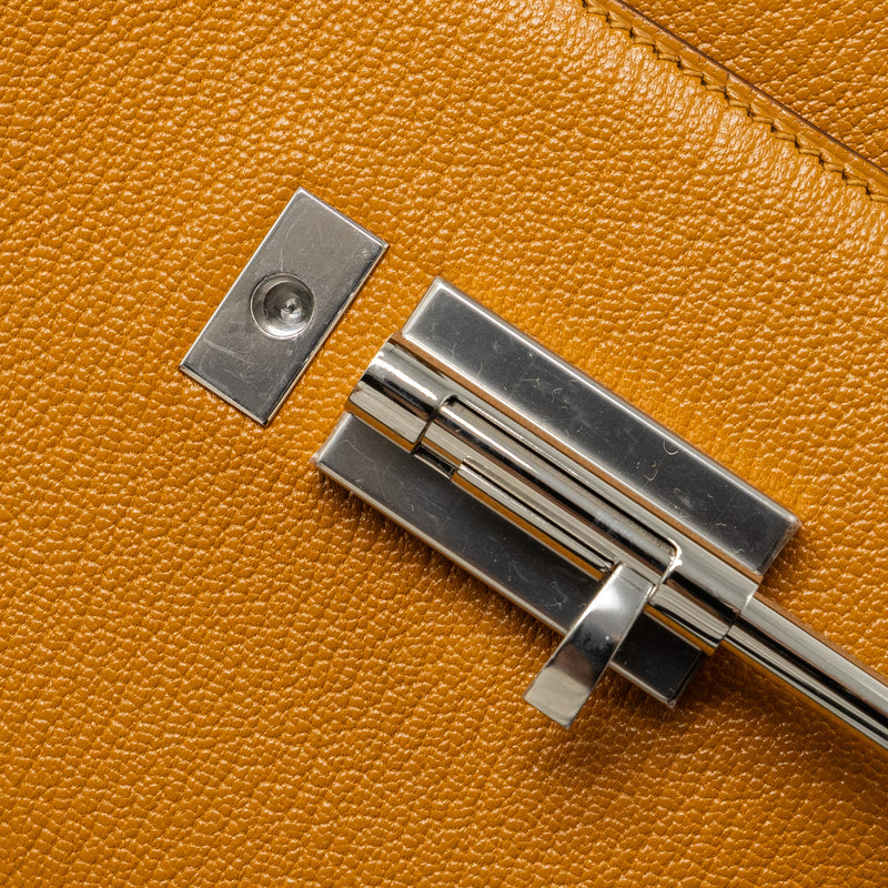 Hermes Mini Strap Verrou Bag Chevre Mysore Caramel/Multicolour SHW Stamp Z