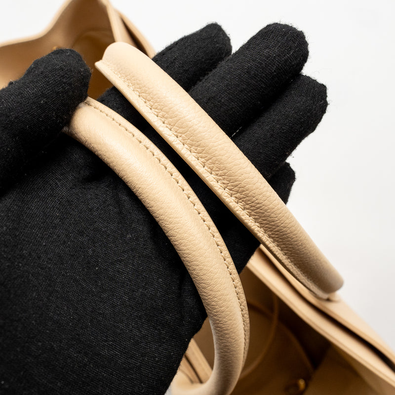 Chanel Cerf Tote Bag caviar beige GHW