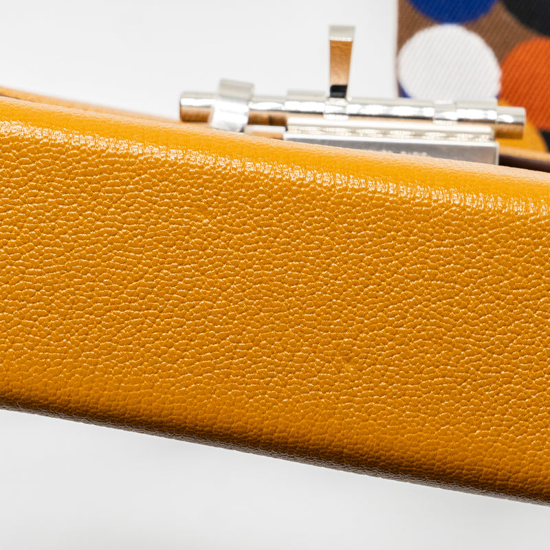 Hermes Mini Strap Verrou Bag Chevre Mysore Caramel/Multicolour SHW Stamp Z