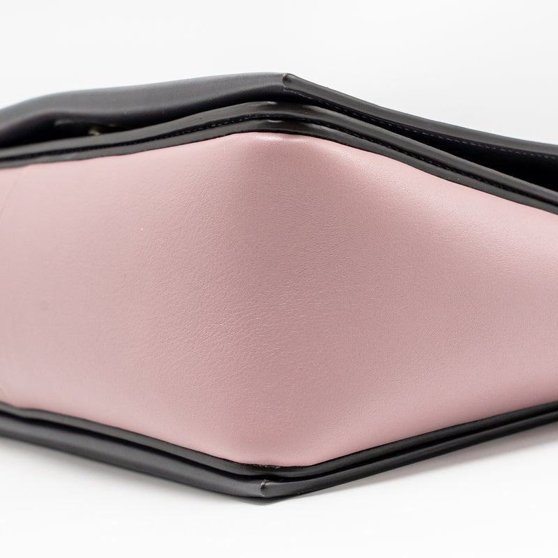 Celine Frame Bag Calfskin Pink/Grey SHW