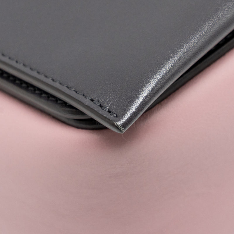 Celine Frame Bag Calfskin Pink/Grey SHW