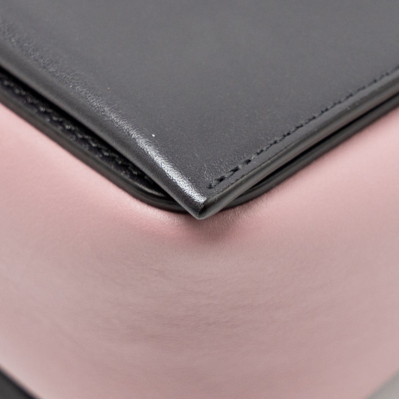 Celine Frame Bag Calfskin Pink/Grey SHW