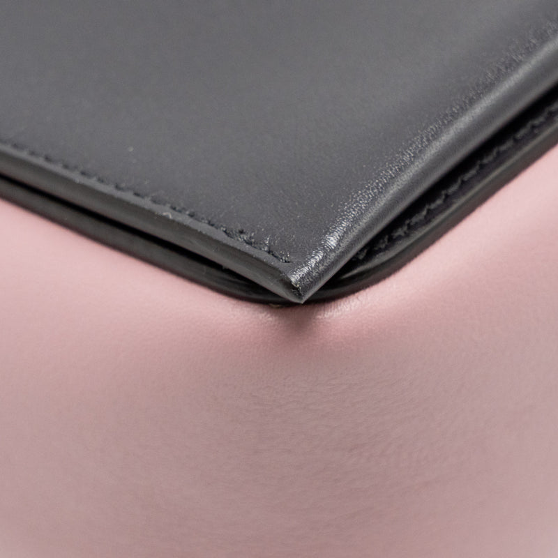 Celine Frame Bag Calfskin Pink/Grey SHW