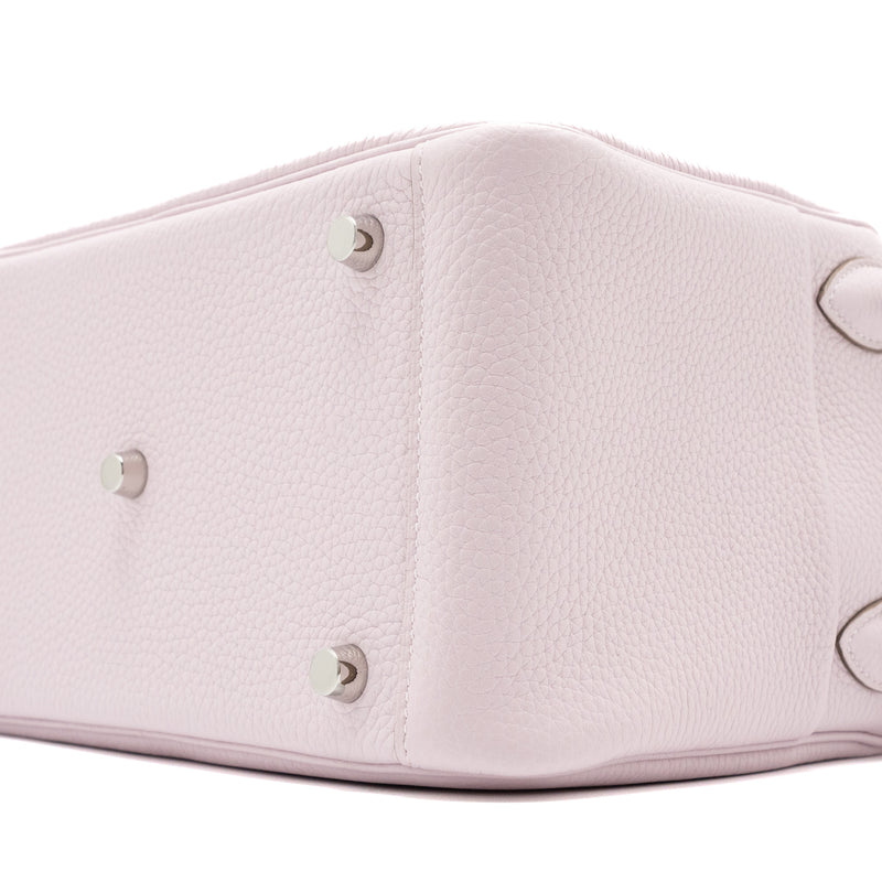Hermes Lindy 26 Clemence Mauve Pale SHW Stamp U