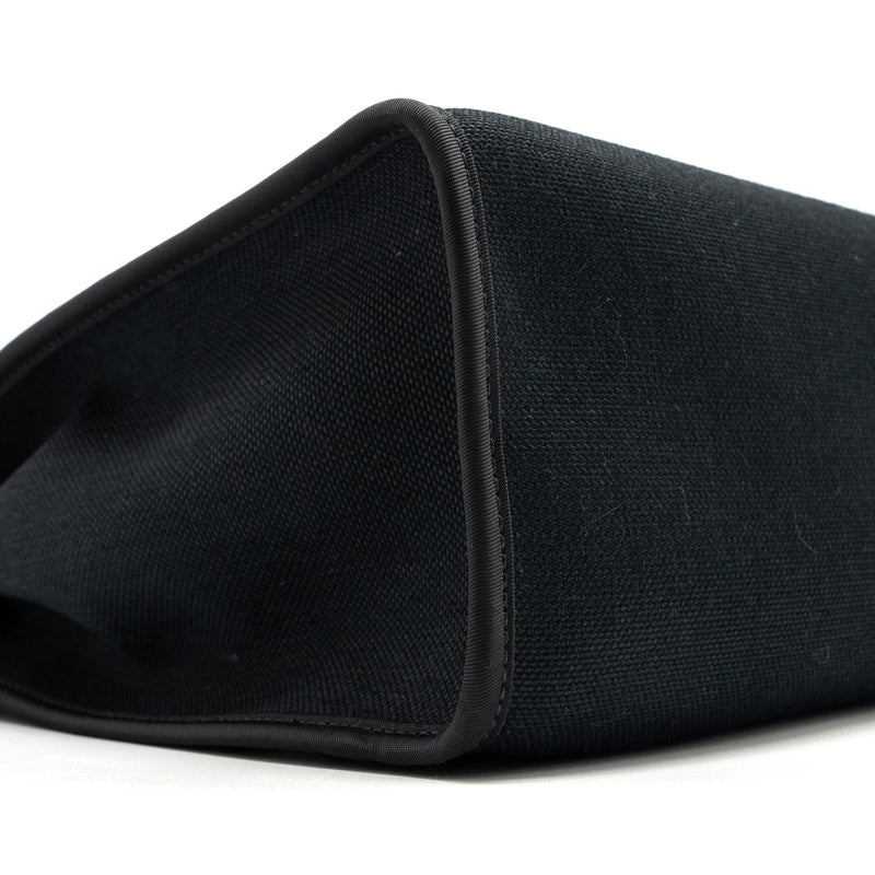 Hermes Herbag 31 Canvas/ Hunter Black SHW Stamp A