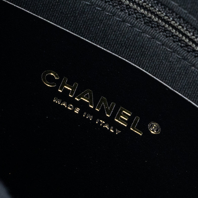 Chanel moon hobo shoulder / crossbody bag goatskin black brushed GHW (microchip)