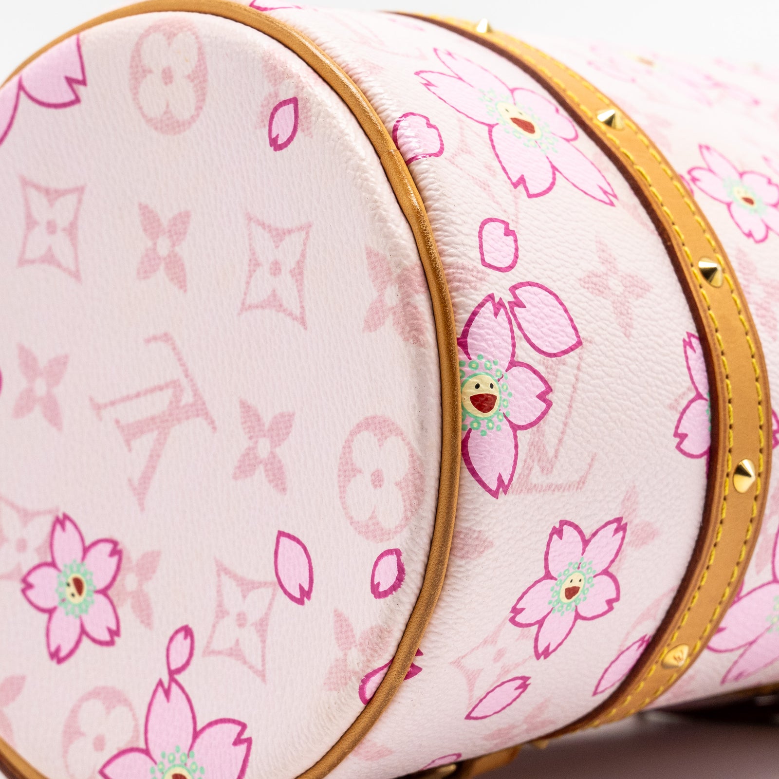 Louis Vuitton Limited Edition Cherry Blossom Papillon Bag Monogram Can
