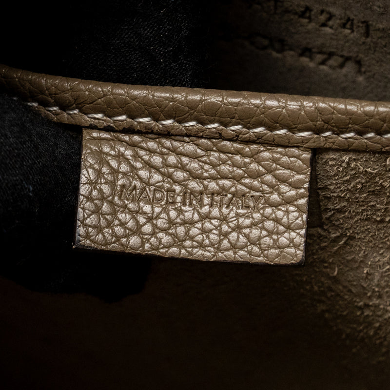 Celine Nano Luggage bag calfskin grey SHW