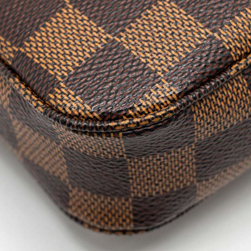 Louis Vuitton Pochette Accessoires Damier Ebene Canvas GHW