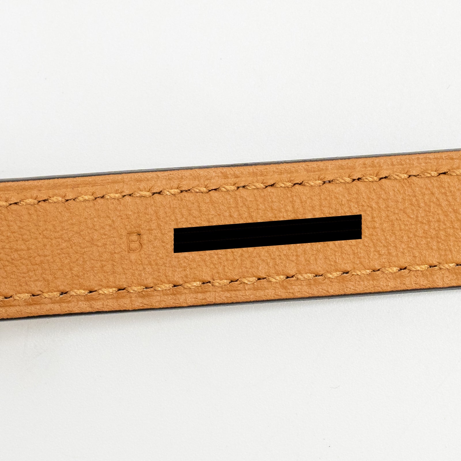 Hermes Belt Pop 15 Mobu Perlee Chai Silver Epsom 70 Mauve Pale Hermes Belt Pop H 15 Size 70 Mauve Pale/Chai Epsom Hermes | TLC main image 2