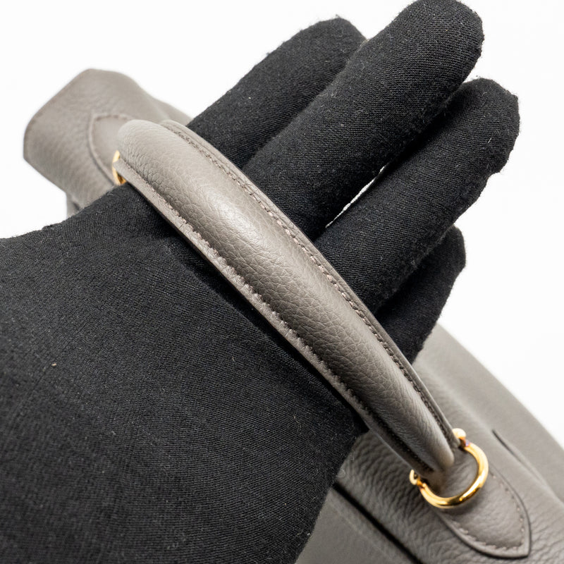 Hermes kelly 25 togo gris etain GHW stamp Z