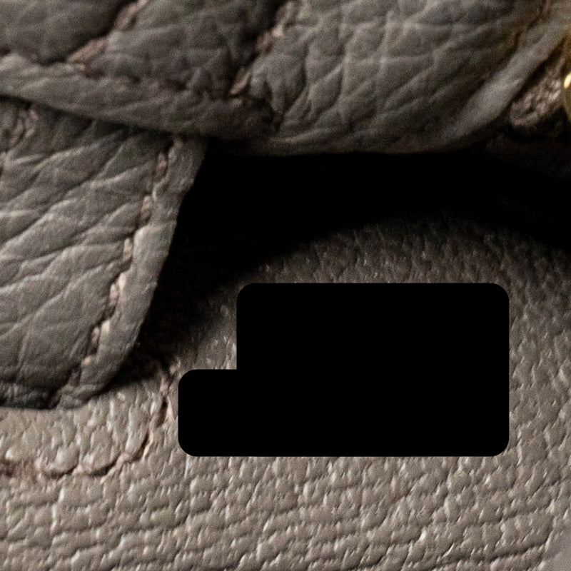 Hermes kelly 25 togo gris etain GHW stamp Z