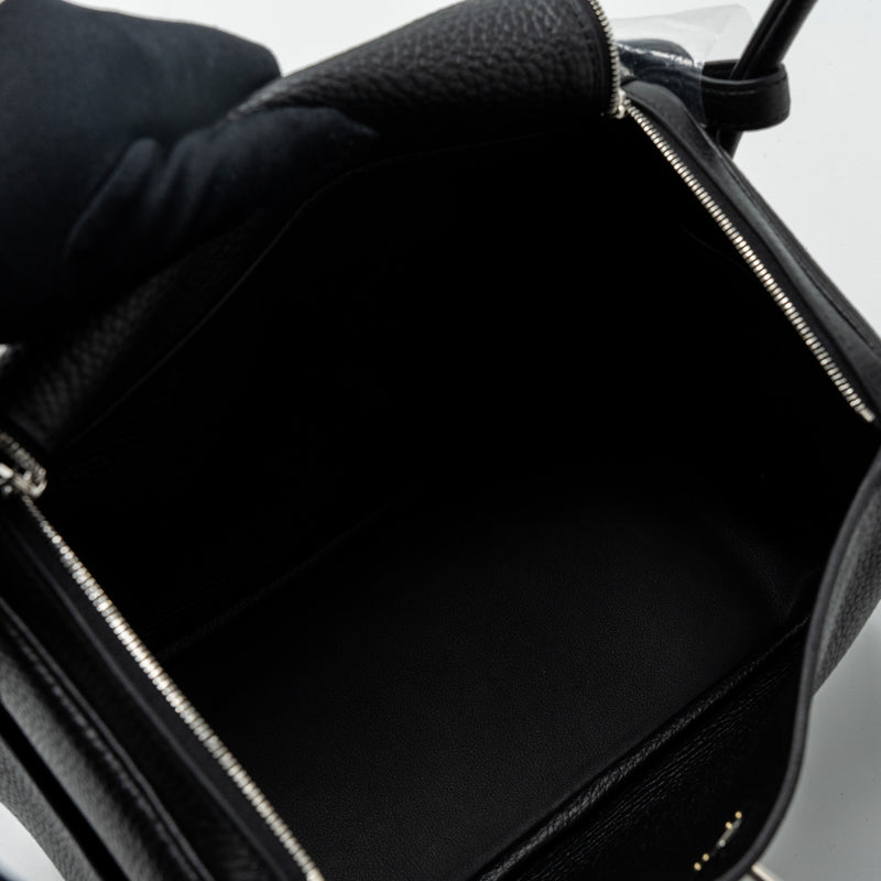 Hermes Lindy 26 Clemence Black SHW Stamp U
