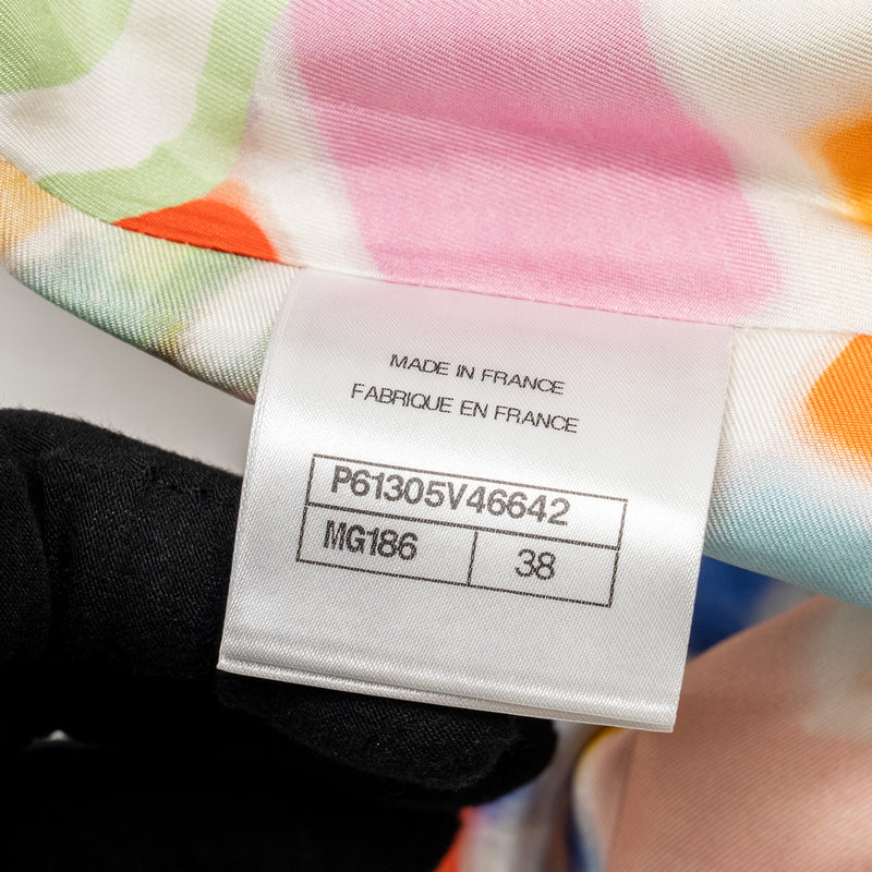 Chanel Size 38 19S Umbrella Motif Skirt Silk Multicolour