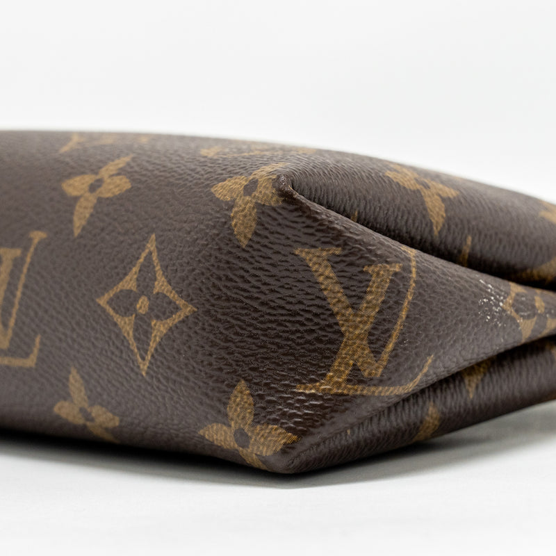 Louis Vuitton Pallas Clutch Monogram 2 Way Shoulder Bag Monogram Canvas/Leather Black GHW