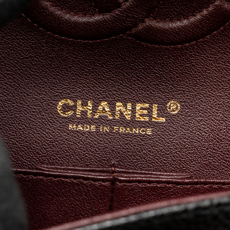 Chanel Medium Classic Double Flap BAG Caviar Black GHW