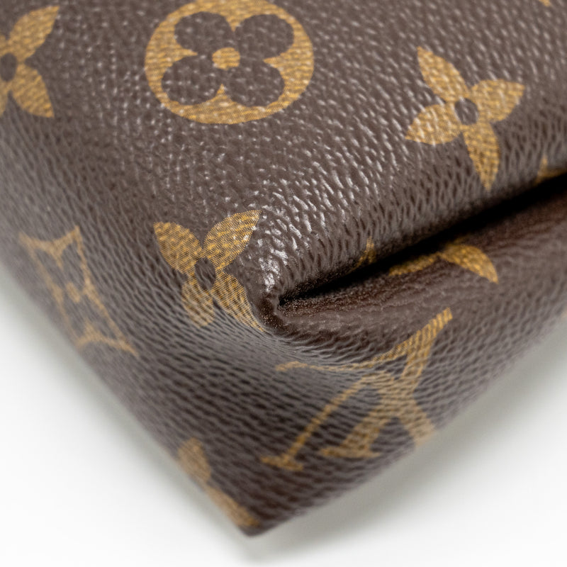 Louis Vuitton Pallas Clutch Monogram 2 Way Shoulder Bag Monogram Canvas/Leather Black GHW