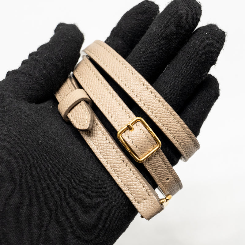 Celine Nano Belt Bag Grained Calfskin Beige GHW