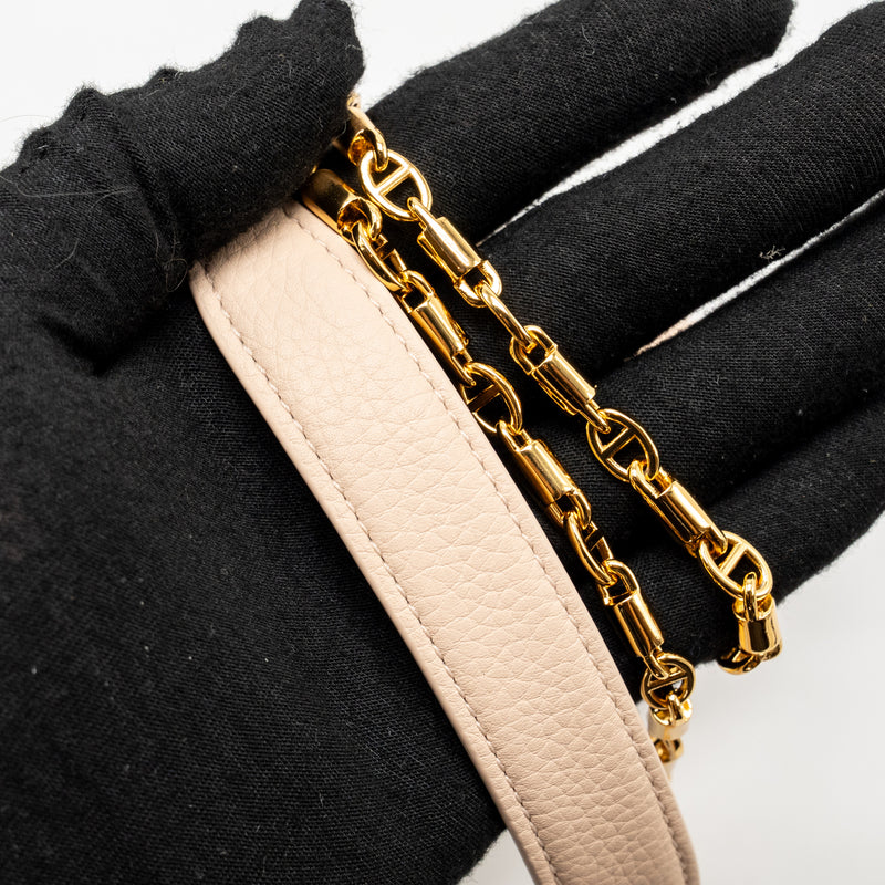 Loro Piana extra pocket mini pouch calfskin light pink GHW