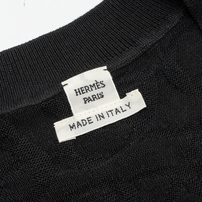 Hermes Size 34 Cardigan Maille Naoussa Texture Silk/Cotton SHW