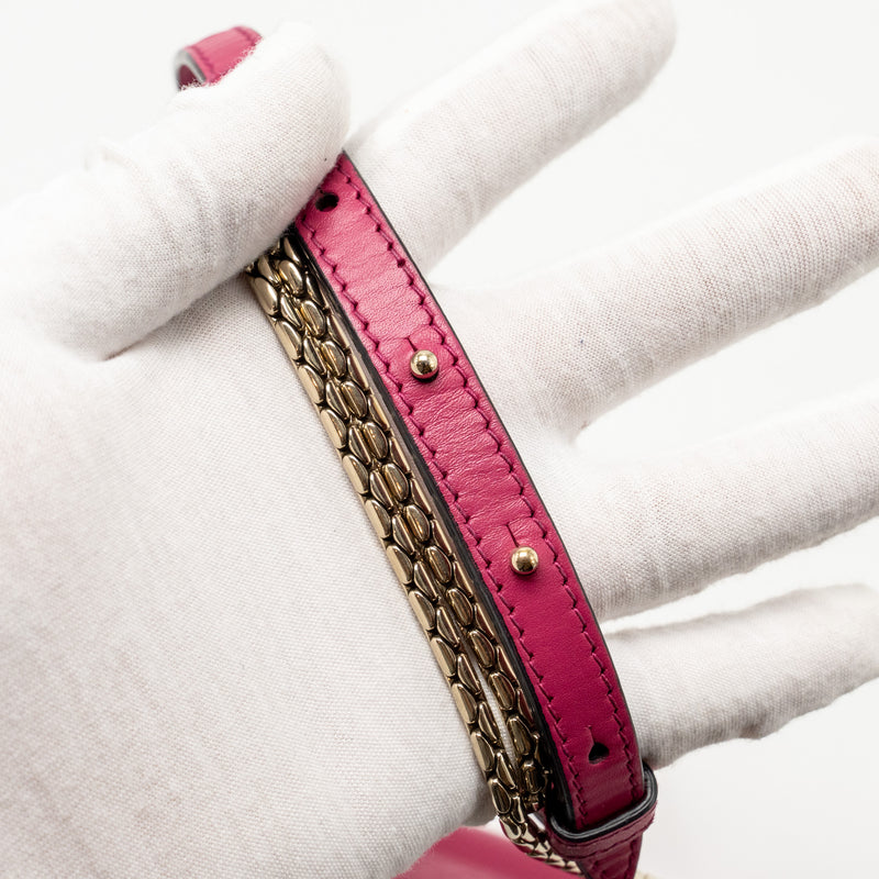 Bvlgari Serpenti Forever Crossbody Bag Calfskin Hot Pink LGHW