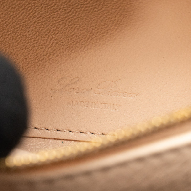 Loro Piana extra pocket mini pouch calfskin light pink GHW