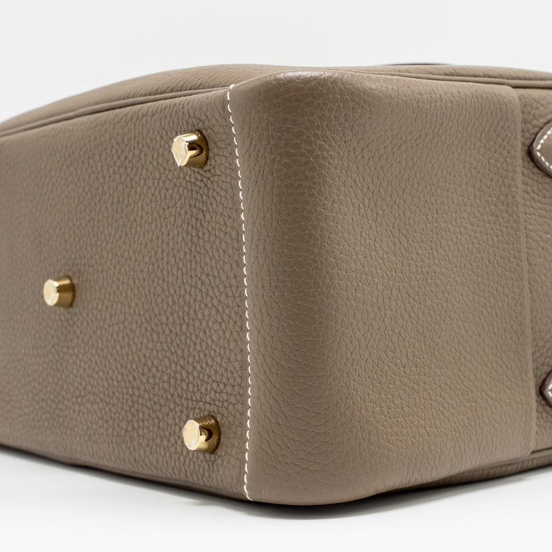 Hermes Lindy 26 Clemence Etoupe GHW stamp Z